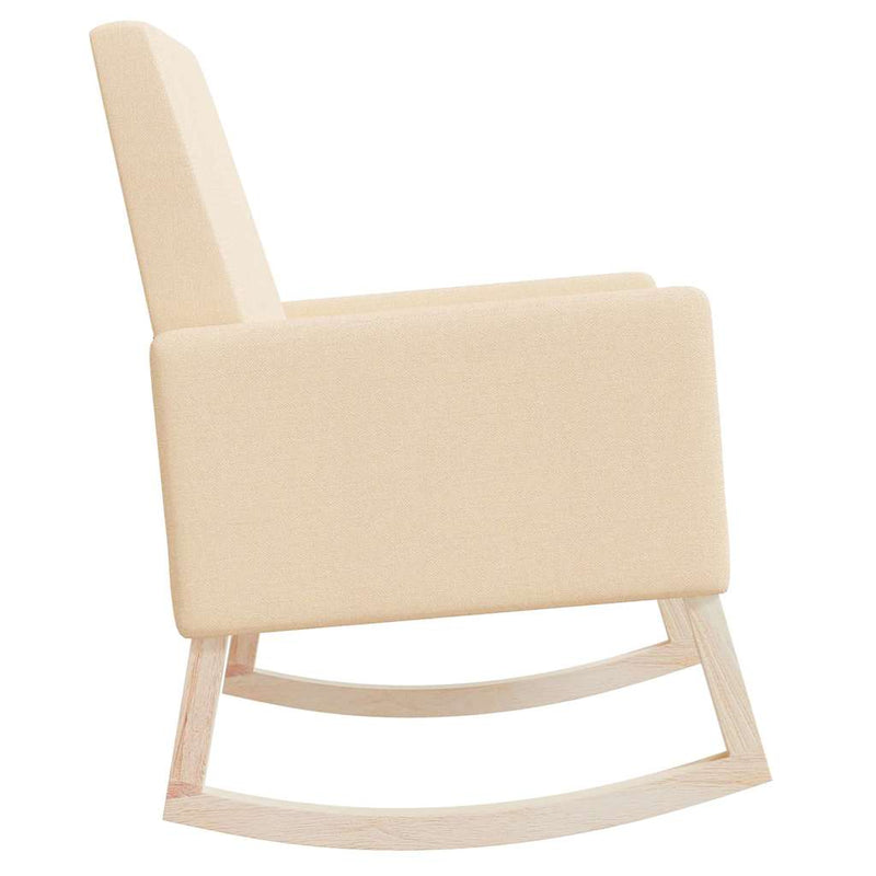 Scaun balansoar, crem, material textil