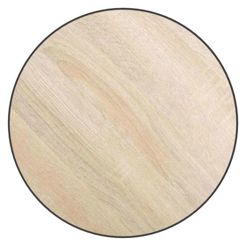 Masă de ceai, stejar Sonoma, Ø35 cm, MDF