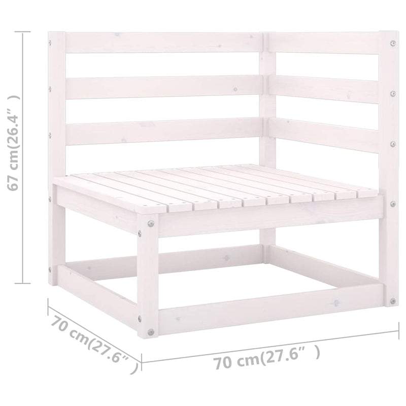 Set mobilier de grădină cu perne, 8 piese, lemn masiv de pin