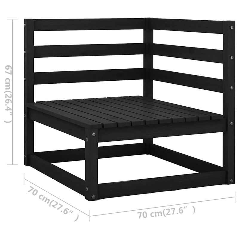 Set mobilier de grădină cu perne, 8 piese, lemn masiv de pin