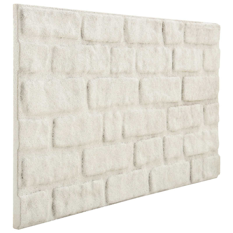 Panouri de perete 10 buc. 100 x 50 cm Alb Spumă EPS