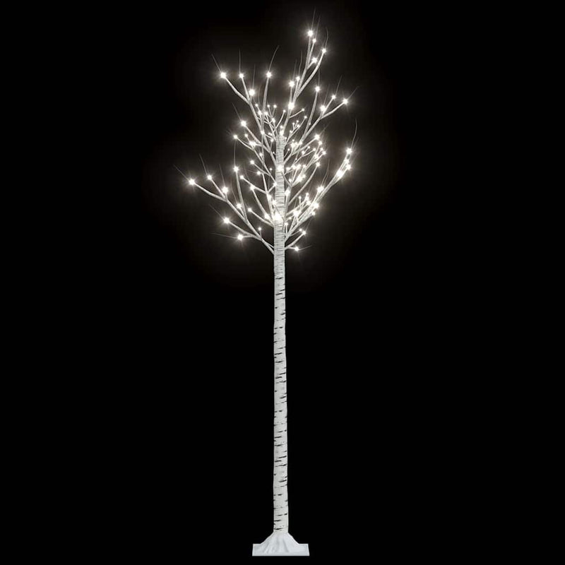 Pom de Crăciun, 200 LED-uri, alb rece, 1,8 m, salcie, int./ext.