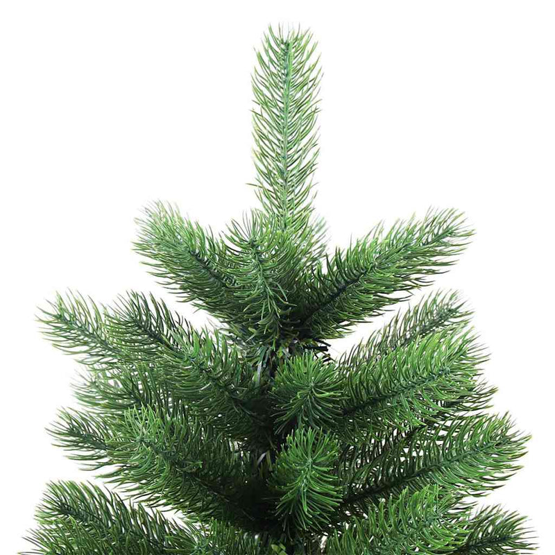 Brad Crăciun pre-iluminat artificial, set globuri, verde, 90 cm