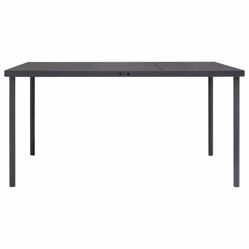 Set mobilier de exterior, 5 piese, oțel