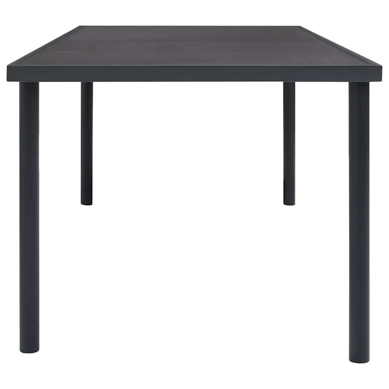Set mobilier de exterior, 5 piese, oțel