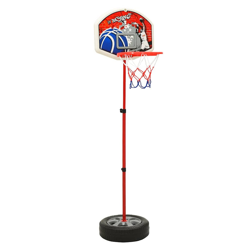 Set de joc de baschet pentru copii, reglabil, 120 cm