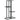 Suport pentru flori cu 4 nivele, negru, 43x22x76 cm, metal