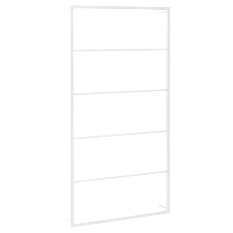Suport prosoape alb 60x10x116 cm oțel