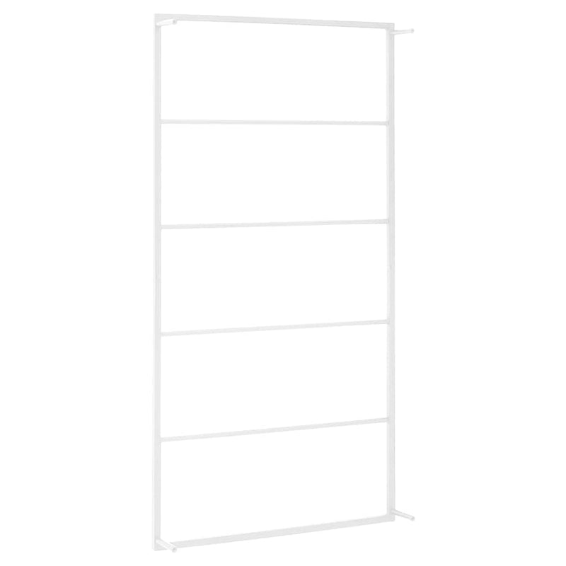 Suport prosoape alb 60x10x116 cm oțel