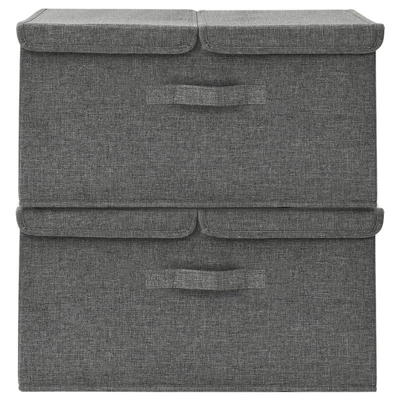 Cutii de depozitare Material textil nețesut Antracit