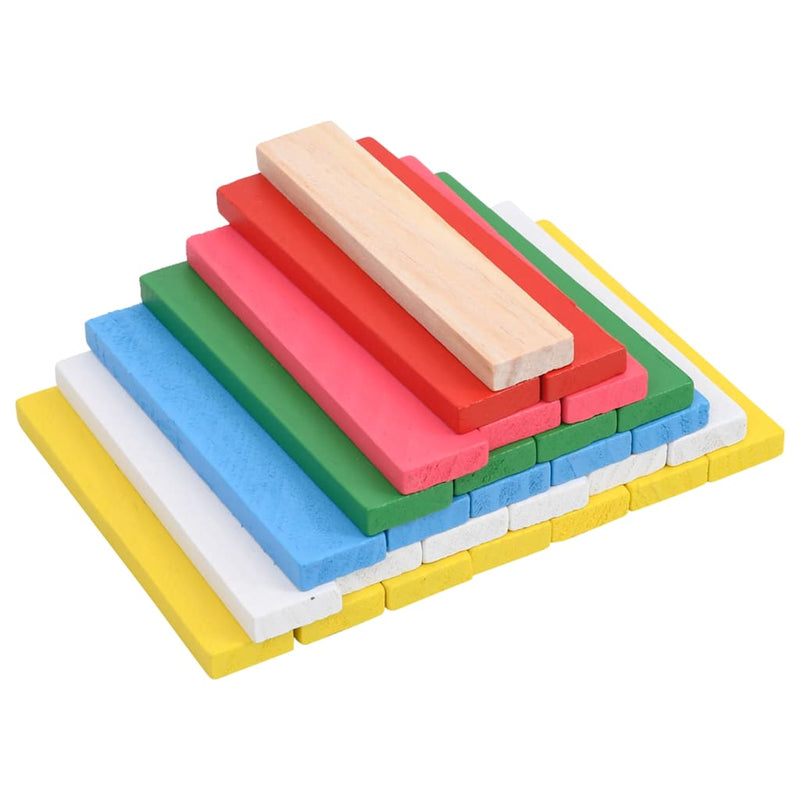 Set bloc de construit din lemn, 150 de bucăți, lemn masiv pin