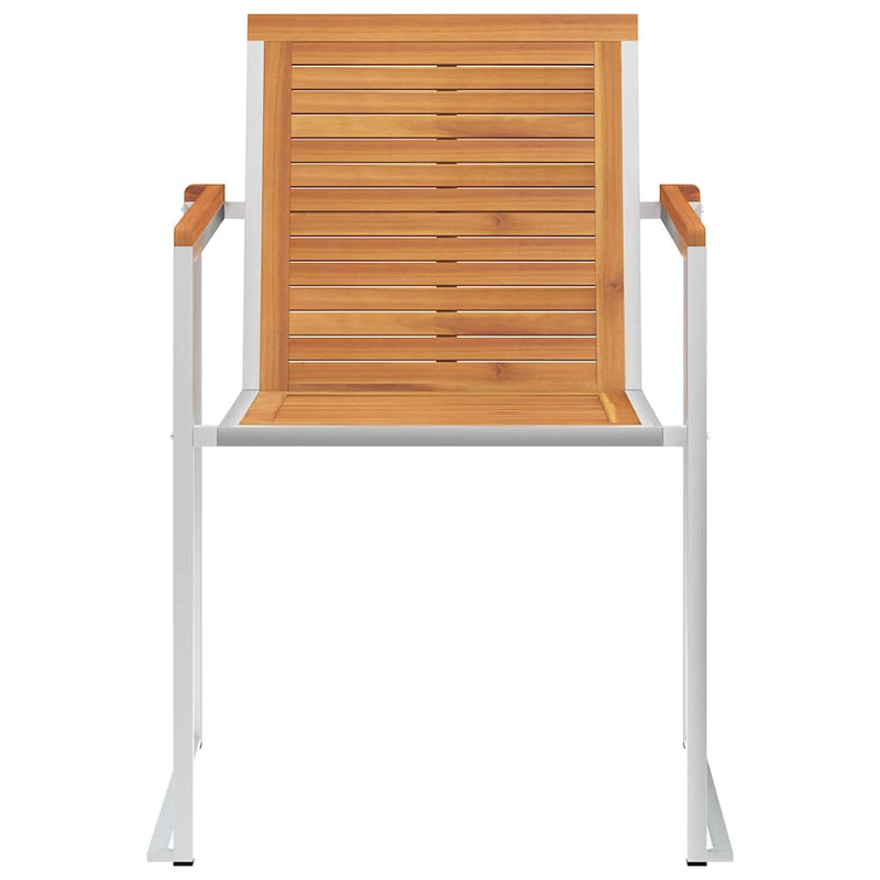 Scaune de grădină cu perne, 8 buc., lemn masiv de acacia