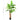 Bananier artificial cu ghiveci, verde, 300 cm