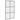 Paravan de duș walk-in negru 115x195 cm sticlă ESG transparentă