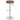 Scaune de bar, 2 buc., maro, material textil