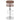 Scaune de bar, 2 buc., maro, material textil