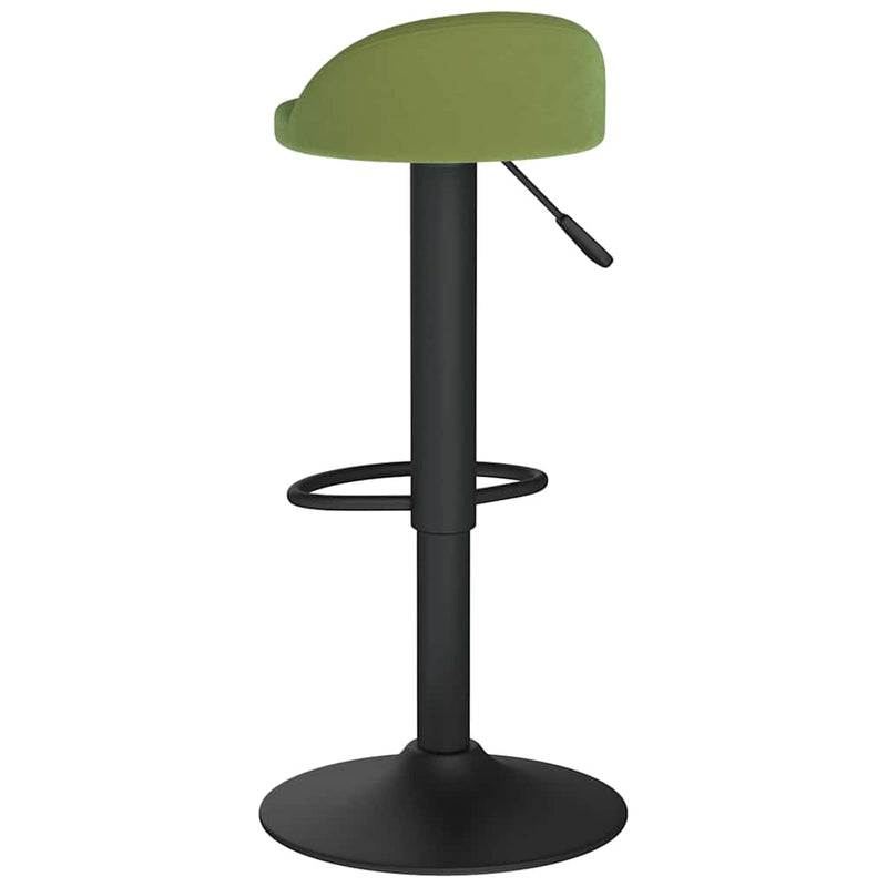 Scaun de bar, verde deschis, catifea