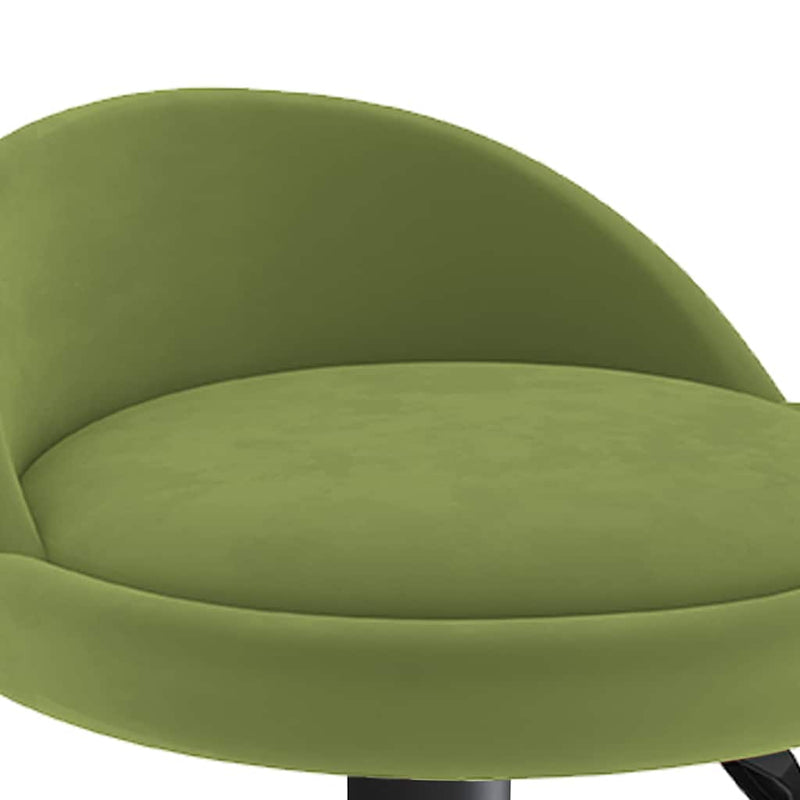 Scaun de bar, verde deschis, catifea