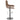 Scaune de bar, 2 buc., maro, material textil