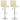 Scaune de bar, 2 buc., crem, material textil