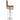 Scaune de bar, 2 buc., maro, material textil