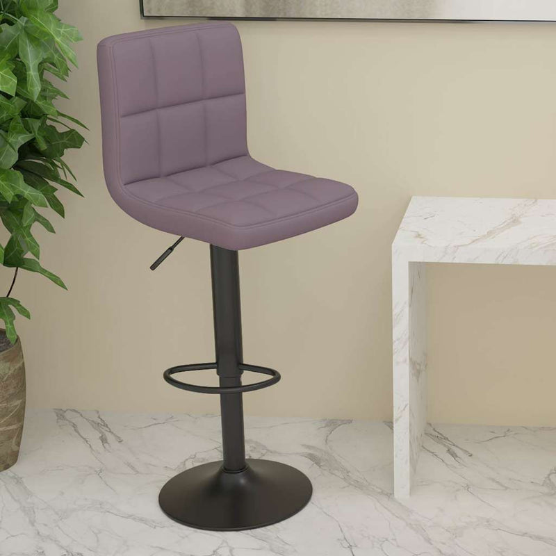Scaun de bar, gri taupe, material textil