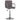 Scaun de bar, gri taupe, material textil