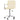 Scaun de birou pivotant, crem, material textil