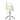 Scaun de birou pivotant, crem, material textil
