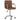 Scaun de birou pivotant, maro, material textil