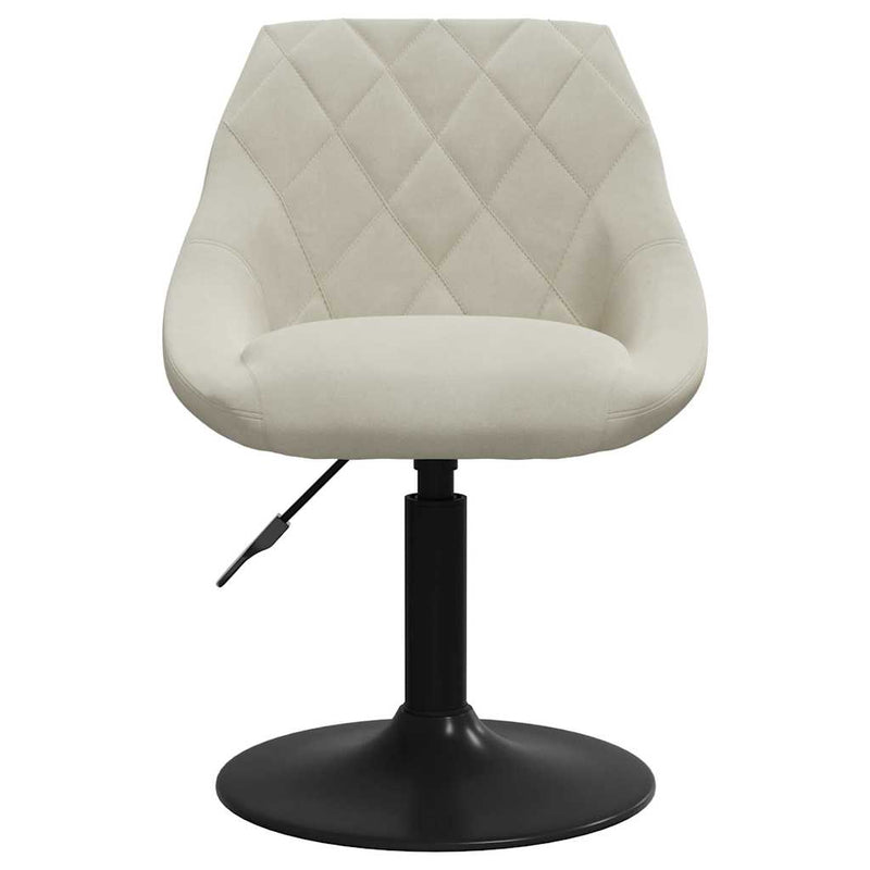 Scaun de bar, crem, catifea