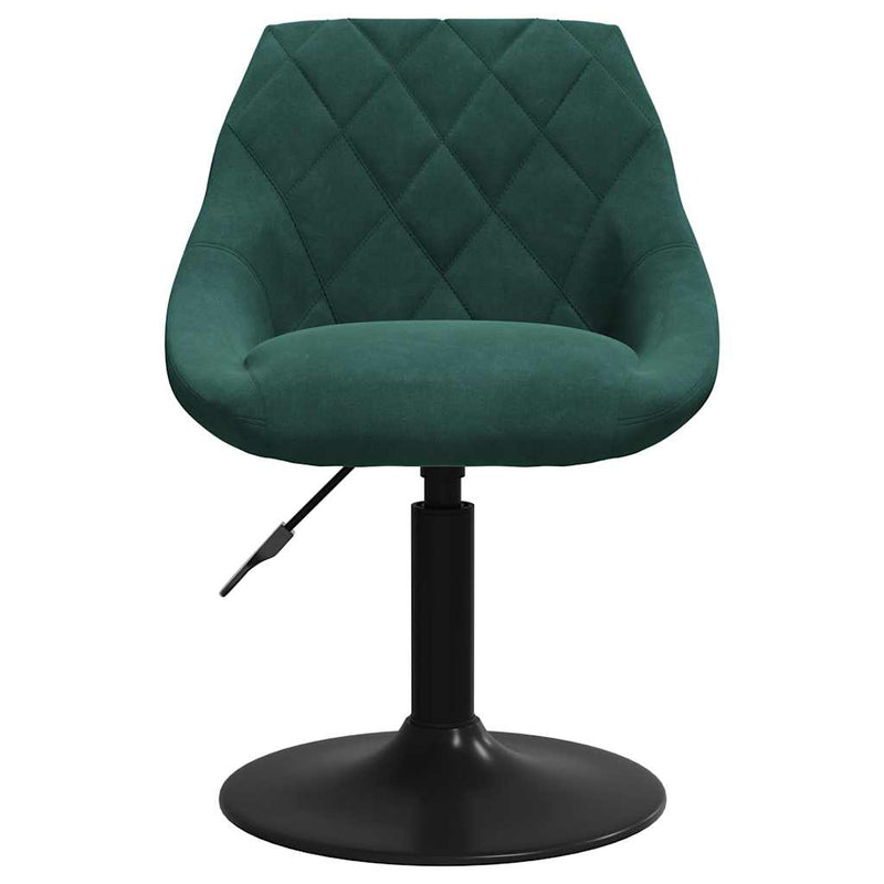 Scaun de bar, verde închis, catifea
