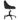 Scaun de birou pivotant, negru, catifea
