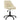Scaun de birou pivotant, crem, catifea