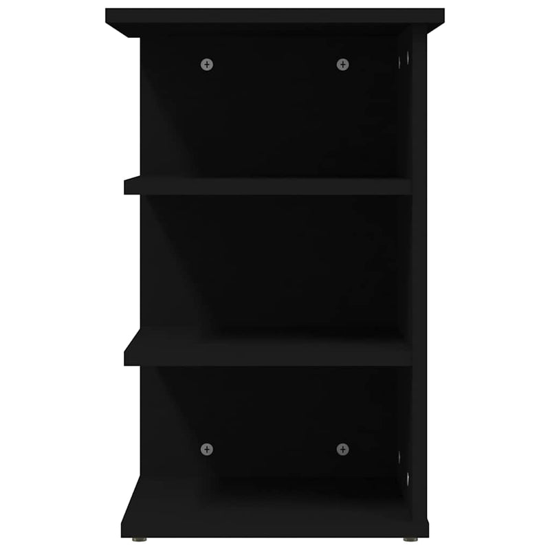 Dulap lateral, negru, 35x35x55 cm, PAL