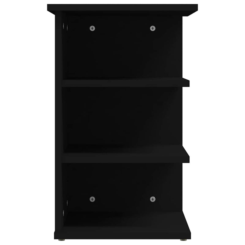 Dulap lateral, negru, 35x35x55 cm, PAL