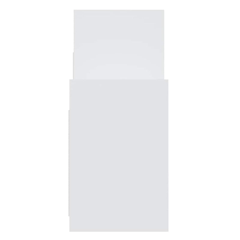 Dulap lateral, alb, 60x26x60 cm, PAL