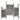 Dulap lateral, gri beton, 60x26x60 cm, PAL