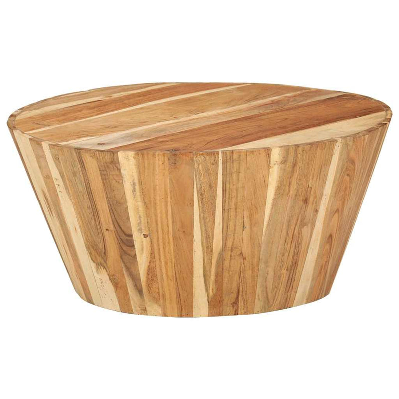 Măsuță de cafea, Ø65x31 cm, lemn masiv de acacia