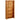 Bibliotecă cu 5 rafturi, 70x22x140 cm, lemn masiv de stejar