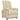 Fotoliu rabatabil electric, crem, material textil