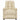 Fotoliu rabatabil electric, crem, material textil