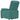 Fotoliu rabatabil electric, verde închis, material textil