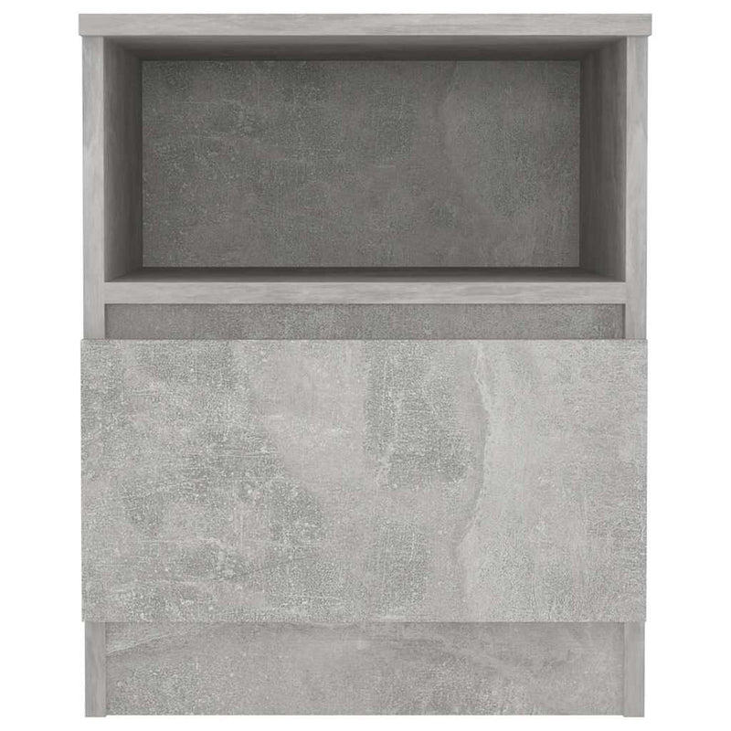 Noptieră, gri beton, 40x40x50 cm ,PAL