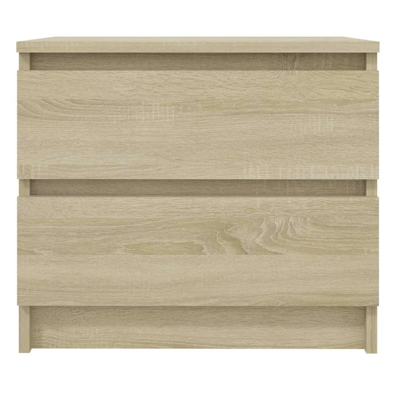 Noptiere, 2 buc., stejar sonoma, 50x39x43,5 cm, PAL