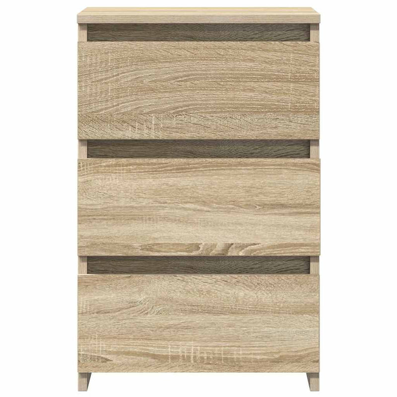 Noptiere, 2 buc., stejar sonoma, 40x35x62,5 cm, lemn compozit