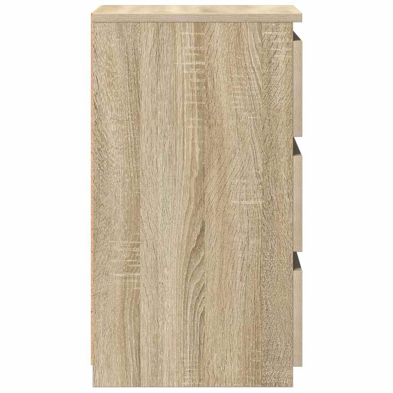 Noptiere, 2 buc., stejar sonoma, 40x35x62,5 cm, lemn compozit