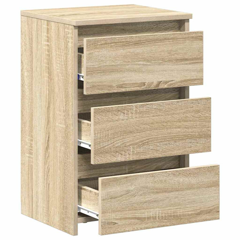 Noptiere, 2 buc., stejar sonoma, 40x35x62,5 cm, lemn compozit