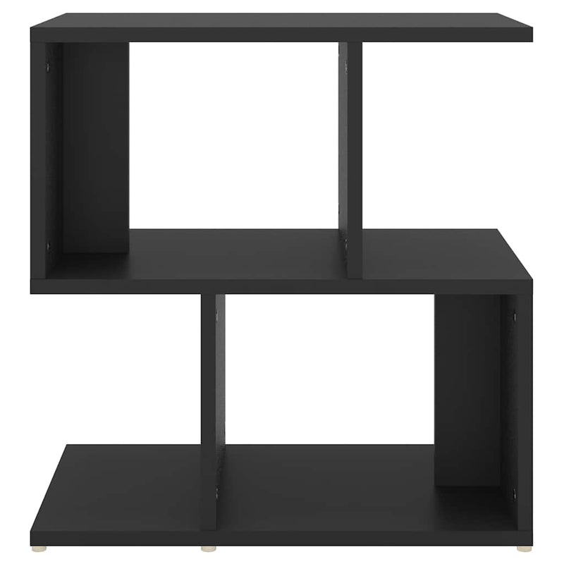 Dulap lateral, negru, 50x30x51,5 cm, PAL