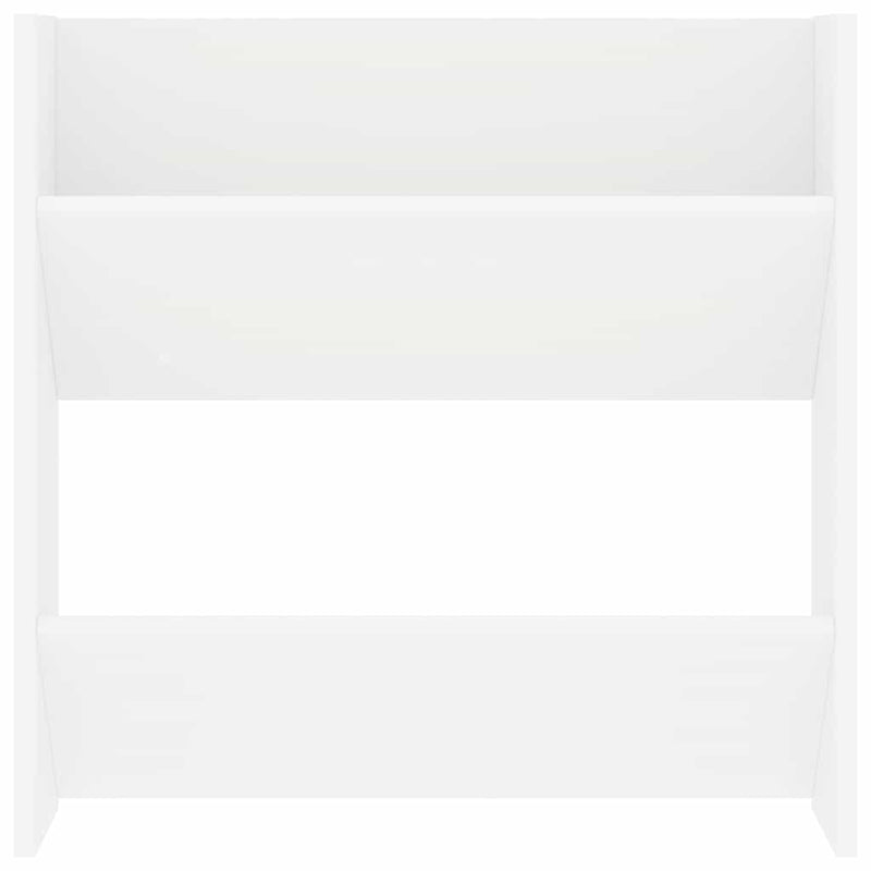Pantofare de perete, 4 buc., alb, 60x18x60 cm PAL